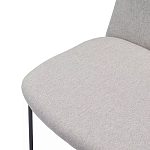 Стул мягкий светло-серый Chair Gray Runners варинант исполнения - 6 | Loft Concept в Казани