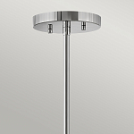 Потолочный светильник с двухслойным белым текстильным абажуром Hinkley варинант исполнения - 13 | Loft Concept в Казани