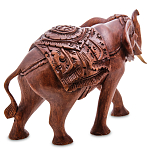 Статуэтка из дерева суар в виде слона Two Tusks варинант исполнения - 2 | Loft Concept в Казани