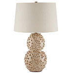 Настольная лампа с декоративными элементами в виде ракушек Frosting варинант исполнения - 3 | Loft Concept в Казани