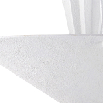 Люстра светодиодная белая геометрической формы с рифленым плафоном White Geometric Lamps варинант исполнения - 3 | Loft Concept в Казани