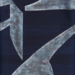 Обои ручная роспись в стиле Арт-деко Symphony Colourway SC-104 on Kyanite silk dupion варинант исполнения - 1 | Loft Concept в Казани