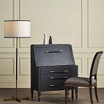 Торшер с тканевым абажуром в форме цилиндра Pinwheel Shape Base варинант исполнения - 5 | Loft Concept в Казани