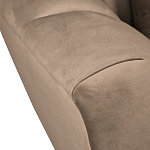 Дизайнерское кресло мягкое из серого велюра Serenity варинант исполнения - 3 | Loft Concept в Казани