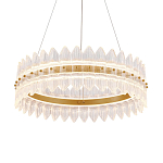 Люстра круглая с декоративными элементами в виде лепестков Round Light Flashing варинант исполнения - 1 | Loft Concept в Казани