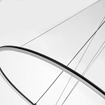 Светодиодная люстра Black LED Circle and Ball Lamp варинант исполнения - 4 | Loft Concept в Казани