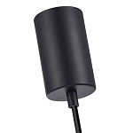 Подвесной светильник с рифленым стеклянным плафоном цилиндрической формы ARTICOLO варинант исполнения - 4 | Loft Concept в Казани