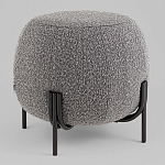 Пуф Флик ткань букле тёмно-серый варинант исполнения - 1 | Loft Concept в Казани