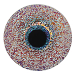 Бра круглое стеклянное с морозным эффектом Heterochromia варинант исполнения - 1 | Loft Concept в Казани