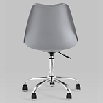 Офисный стул на металлическом основании EGGERY Grey варинант исполнения - 4 | Loft Concept в Казани