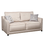 Диван двухместный раскладной светло-серый с кантом Pride варинант исполнения - 1 | Loft Concept в Казани