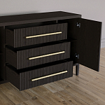 Буфет Primo с тремя ящиками и двумя фасадами Темный орех варинант исполнения - 4 | Loft Concept в Казани