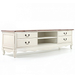 ТВ-тумба в стиле прованс из массива берёзы Interiors Romance варинант исполнения - 2 | Loft Concept в Казани