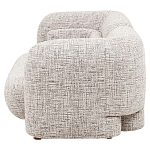 Дизайнерский двухместный диван с мягкими спинкой и подлокотниками бежевый Madelaine Sofa Beige варинант исполнения - 4 | Loft Concept в Казани