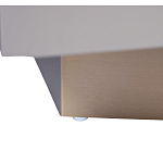 Комод со стеклянной столешницей и с выдвижными ящиками Minimalist Accent варинант исполнения - 6 | Loft Concept в Казани