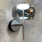 Бра с округлым прозрачным плафоном Blanton Light варинант исполнения - 4 | Loft Concept в Казани