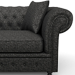 Мебельная ткань Шенилл темно-серый цвет 138 см T4-40 варинант исполнения - 8 | Loft Concept в Казани