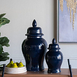 Ваза с крышкой однотонная Высота 31 см Chinoiserie Ceramics варинант исполнения - 8 | Loft Concept в Казани