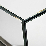 Тумбочка зеркальная с ящиком Mirror Chrome Cabinet варинант исполнения - 3 | Loft Concept в Казани