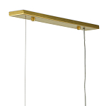 Люстра прямоугольная с белыми цилиндрическими абажурами White Ribbon варинант исполнения - 3 | Loft Concept в Казани