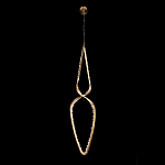 Подвесной светильник обрамленный элементами в виде кристаллов Smooth Shine варинант исполнения - 1 | Loft Concept в Казани