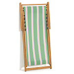 Шезлонг из акации и ткани Argentina варинант исполнения - 8 | Loft Concept в Казани