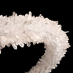 Люстра круглая с натуральным горным хрусталем Crystal Shimmer варинант исполнения - 5 | Loft Concept в Казани