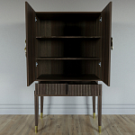 Кабинетный шкаф Elsa Dreams Walnut с 2-мя ящиками варинант исполнения - 4 | Loft Concept в Казани