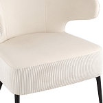 Современное мягкое кресло на металлических ножках Rakush Milk варинант исполнения - 6 | Loft Concept в Казани