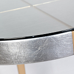 Столик журнальный серебристый с круглой столешницей Showing Refinement варинант исполнения - 1 | Loft Concept в Казани