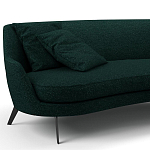 Мебельная ткань Шенилл темно-зеленый цвет 138 см T4-36 варинант исполнения - 5 | Loft Concept в Казани