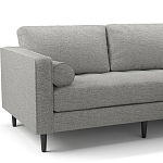 Мебельная ткань Шенилл серый цвет 138 см T4-29 варинант исполнения - 5 | Loft Concept в Казани