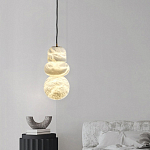 Подвесной светильник с фигурными плафонами Stone Triad варинант исполнения - 7 | Loft Concept в Казани