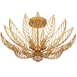 Потолочный светильник Золотые листья  Golden Petals варинант исполнения - 2 | Loft Concept в Казани
