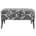 Банкетка с принтом из журавлей Crane варинант исполнения - 1 | Loft Concept в Казани