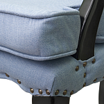 Кресло Aubrey Classical Armchair blue flax варинант исполнения - 4 | Loft Concept в Казани