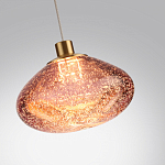 Подвесной светильник с прозрачным стеклянным плафоном округлой формы Effervia  варинант исполнения - 3 | Loft Concept в Казани