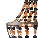 Люстра каплевидной формы с подвесками в виде декоративных бусин Flat Beads варинант исполнения - 1 | Loft Concept в Казани