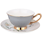 Чайный набор из фарфора на 6 персон Grey Tea Porcelain Set варинант исполнения - 3 | Loft Concept в Казани
