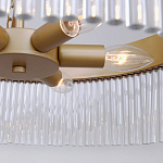 Люстра подвесная круглая со стеклянными трубками Nembus варинант исполнения - 3 | Loft Concept в Казани