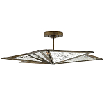 Потолочный светильник фигурный с состаренными зеркальными панелями Antique Mirror варинант исполнения - 2 | Loft Concept в Казани