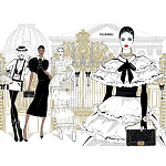 Megan Hess. Elegance варинант исполнения - 4 | Loft Concept в Казани