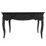 Консоль черного цвета из массива бука в стиле прованс Black Provence варинант исполнения - 2 | Loft Concept в Казани