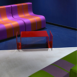 Дизайнерский кофейный стол Poltronova T01 Red Coffee Table варинант исполнения - 3 | Loft Concept в Казани