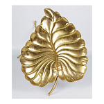 Столик приставной с столешницей Тропический лист Tropical Forest gold варинант исполнения - 4 | Loft Concept в Казани