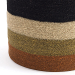 Плетеная корзина в полоску Iweala Wicker Basket варинант исполнения - 2 | Loft Concept в Казани