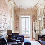 Обои ручная роспись Earlham Almost Mauve варинант исполнения - 2 | Loft Concept в Казани