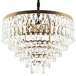 Люстра с прямоугольными хрустальными подвесками Lunet Crystal Rectangulars Chandelier 12 варинант исполнения - 1 | Loft Concept в Казани