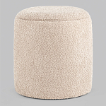 Пуфик Бежевое Букле Poof Alice Beige Boucle  варинант исполнения - 5 | Loft Concept в Казани