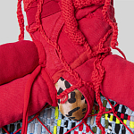 Настенный ковер разноцветный из одежды Heart варинант исполнения - 4 | Loft Concept в Казани